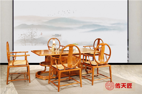 传天匠红木《至善茶台》