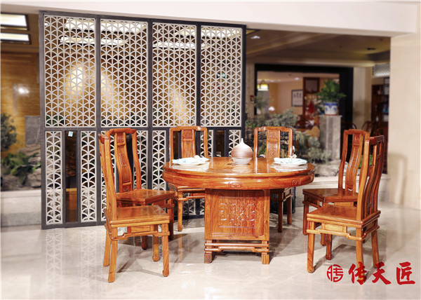 传天匠红木《至善系列餐桌》