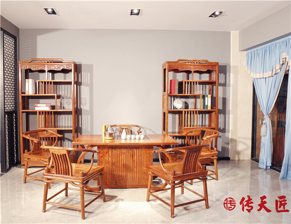 传天匠红木至善茶台