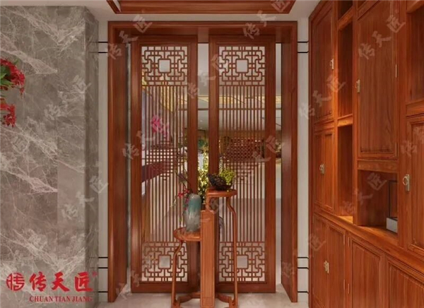 传天匠红木缅花全屋整装定制
